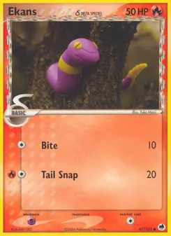Ekans δ #47, Reverse Foil