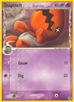 Trapinch δ #68, Reverse Foil