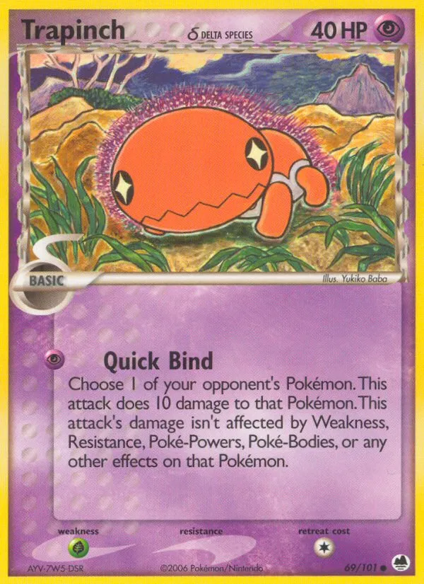 Trapinch δ #69, Dragon Frontiers