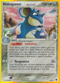Nidoqueen δ #7, Reverse Foil