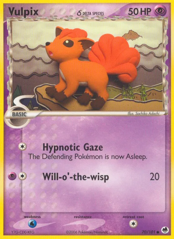 Vulpix δ #70, Dragon Frontiers