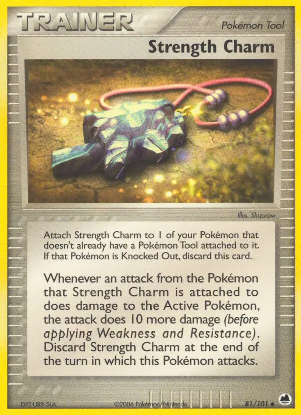 Strength Charm #81, Dragon Frontiers Reverse Foil
