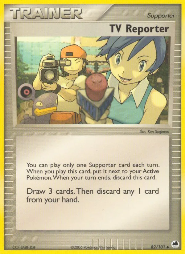 TV Reporter #82, Dragon Frontiers Reverse Foil