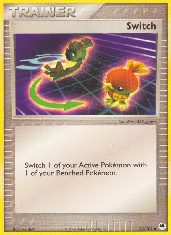 Switch #83, Dragon Frontiers Reverse Foil