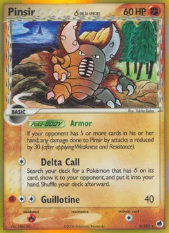 Pinsir δ #9, Reverse Foil