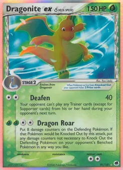 Dragonite ex δ #91, Standard