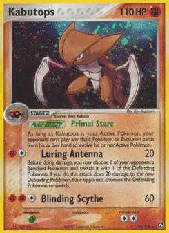 Kabutops #10, Reverse Foil