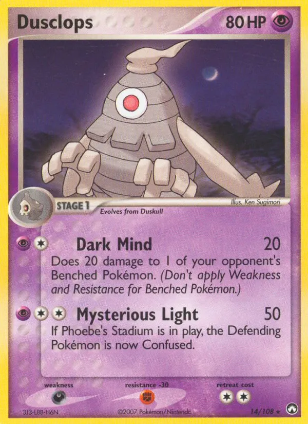 Dusclops #14, Power Keepers
