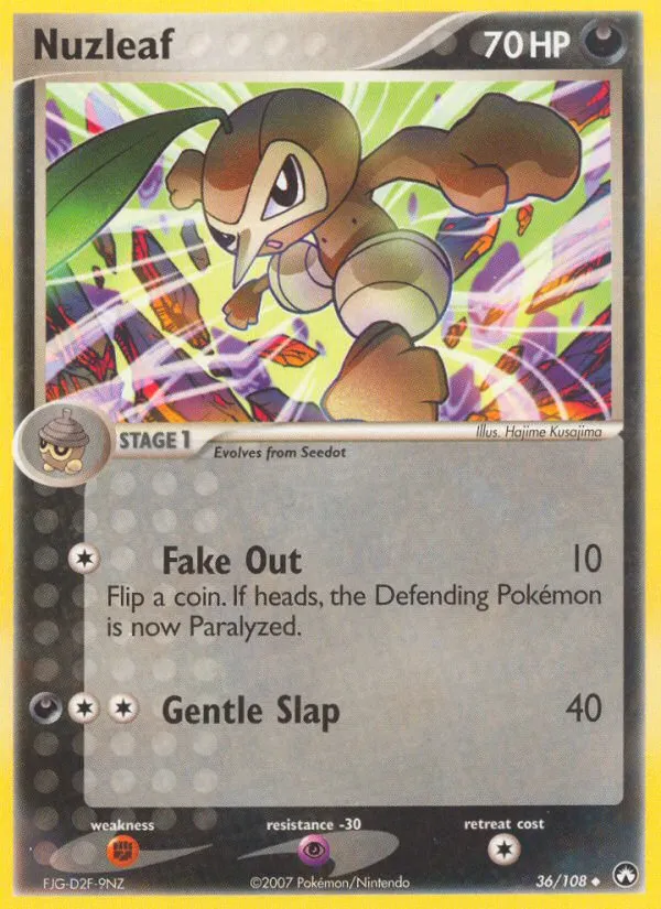 Nuzleaf #36, Power Keepers Reverse Foil