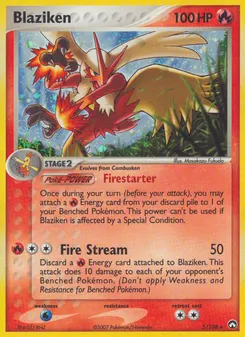 Blaziken #5, Reverse Foil