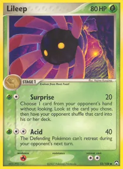 Lileep #52, Reverse Foil