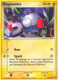 Magnemite #54, Reverse Foil
