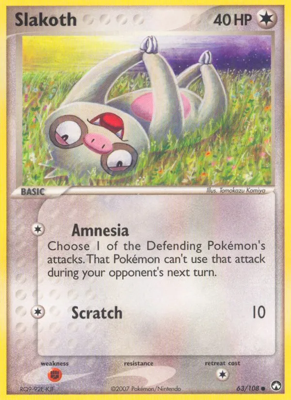 Slakoth #63, Power Keepers Reverse Foil