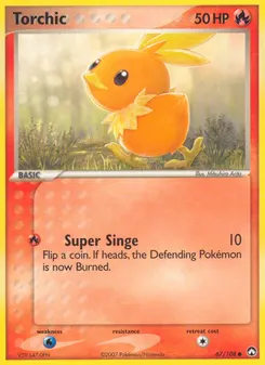 Torchic #67, Reverse Foil