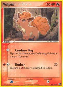 Vulpix #69, Reverse Foil