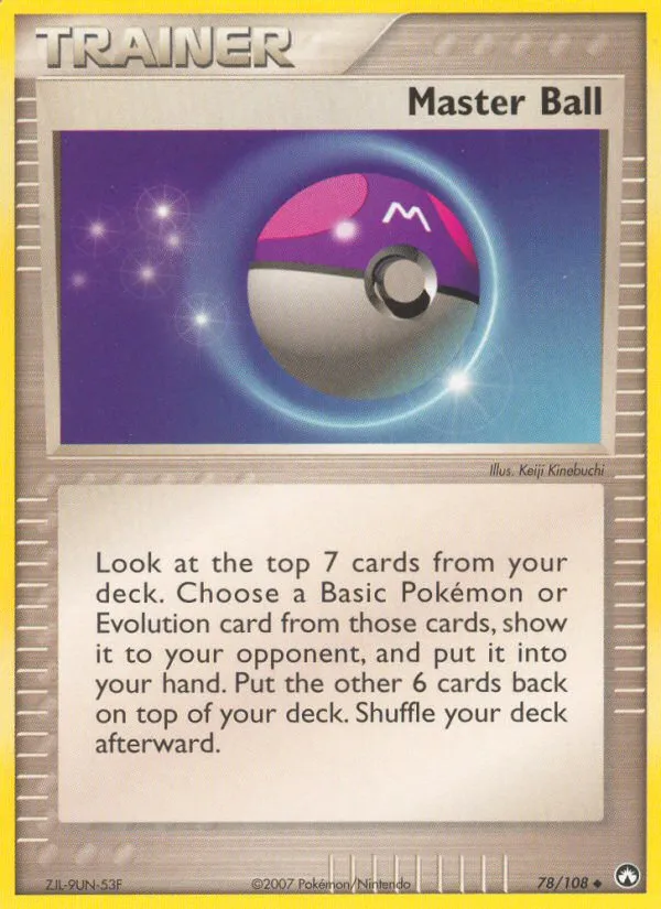 Master Ball #78, Power Keepers Reverse Foil