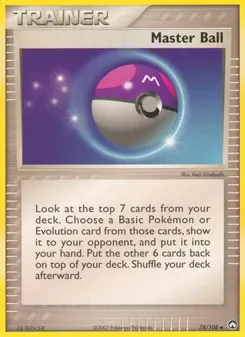 Master Ball #78, Reverse Foil