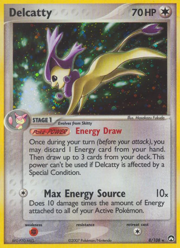 Delcatty #8, Power Keepers Reverse Foil