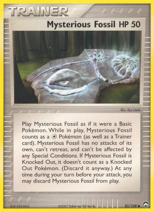 Mysterious Fossil #85, Power Keepers Reverse Foil