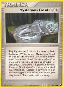 Mysterious Fossil #85, Reverse Foil