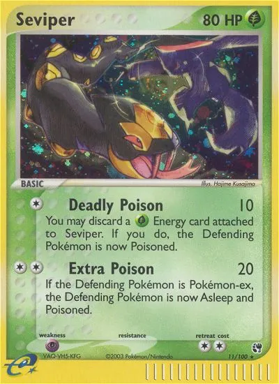 Seviper #11, Sandstorm Reverse Foil
