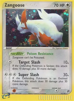 Zangoose #14, Reverse Foil