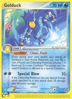 Golduck #17, Reverse Foil
