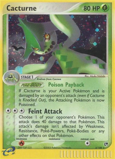 Cacturne #2, Sandstorm Reverse Foil