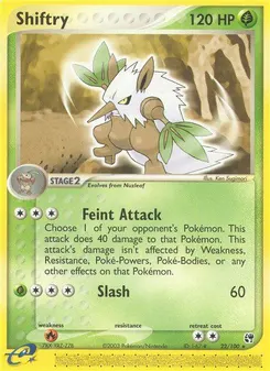 Shiftry #22, Reverse Foil