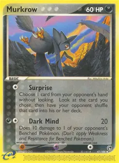 Murkrow #47, Reverse Foil