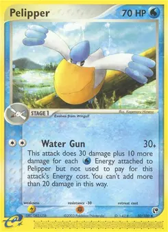 Pelipper #50, Reverse Foil