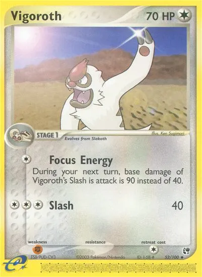 Vigoroth #52, Sandstorm