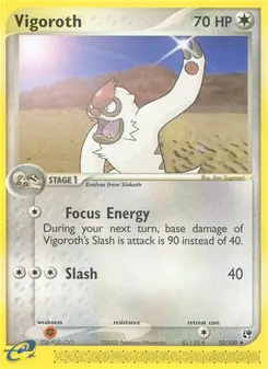 Vigoroth #52, Reverse Foil