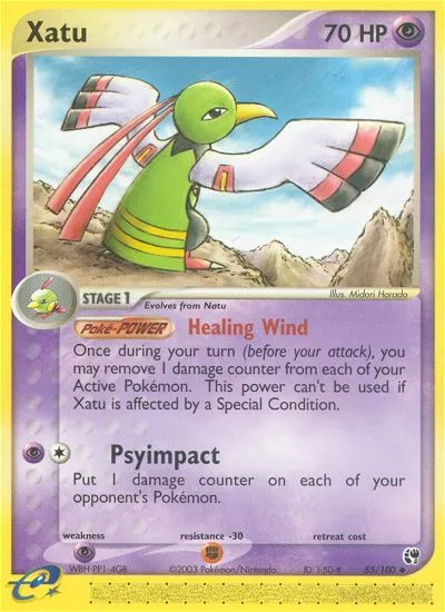 Xatu #55, Sandstorm Reverse Foil