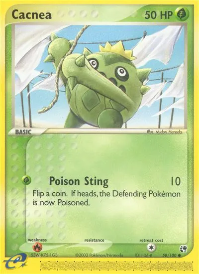 Cacnea #58, Sandstorm Reverse Foil