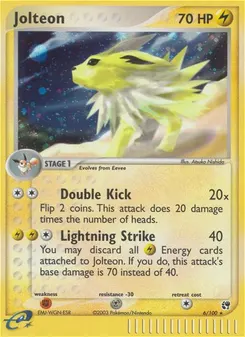 Jolteon #6, Reverse Foil