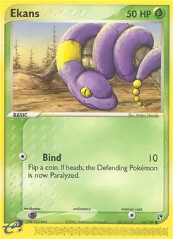 Ekans #64, Reverse Foil