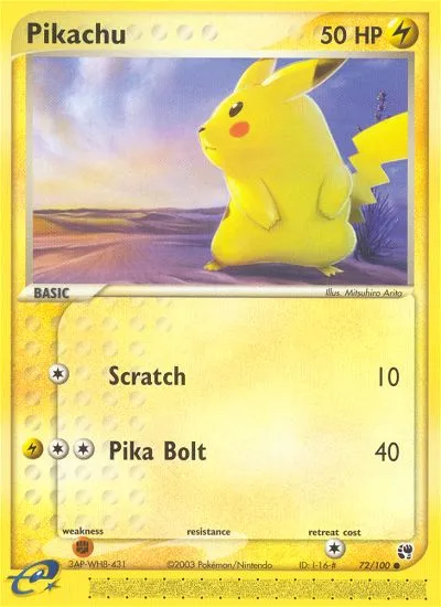 Pikachu #72, Sandstorm
