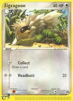 Zigzagoon #85, Sandstorm