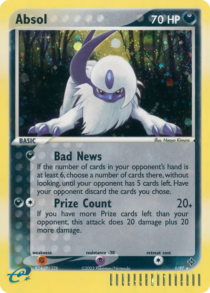 Absol #1, Dragon Reverse Foil