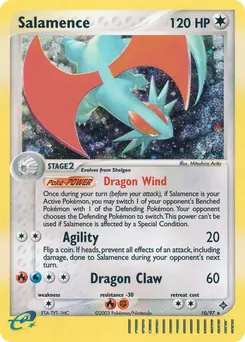 Salamence #10, Reverse Foil