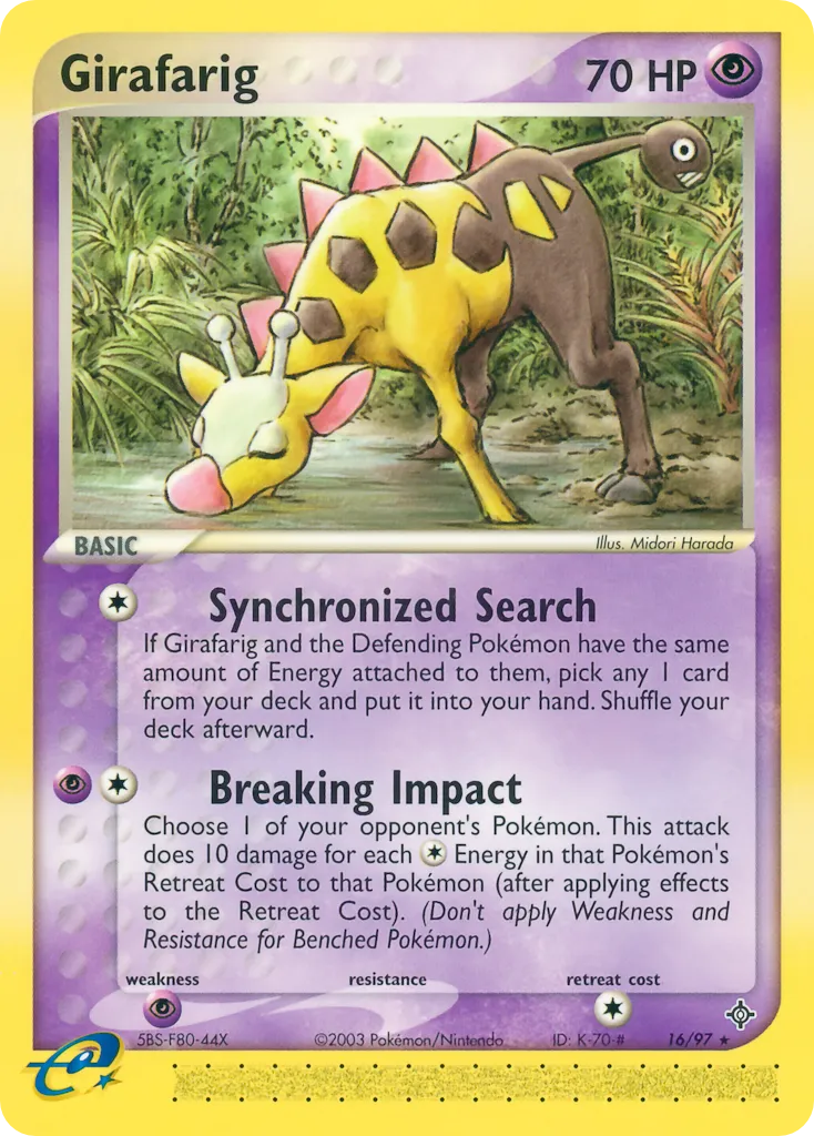 Girafarig #16, Dragon