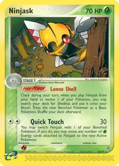 Ninjask #18, Reverse Foil