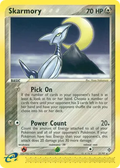 Skarmory #21, Reverse Foil