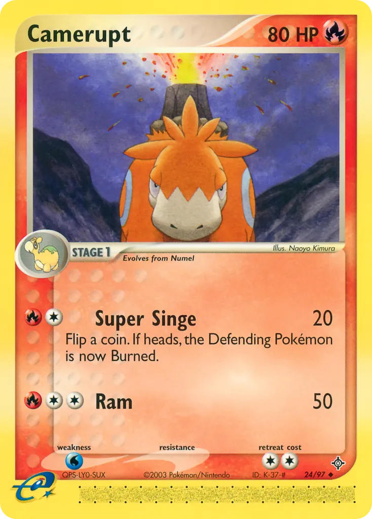 Camerupt #24, Dragon