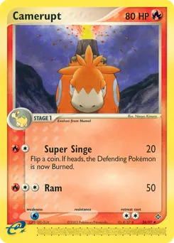 Camerupt #24, Reverse Foil