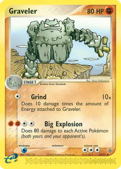 Graveler #29, Reverse Foil