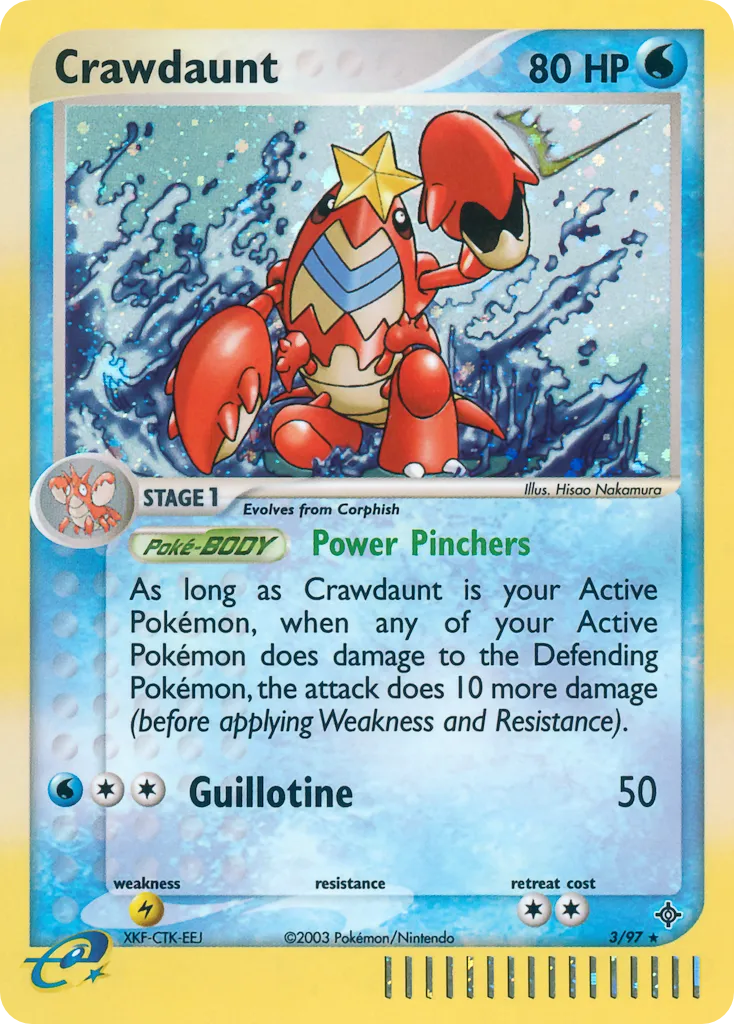 Crawdaunt #3, Dragon Reverse Foil