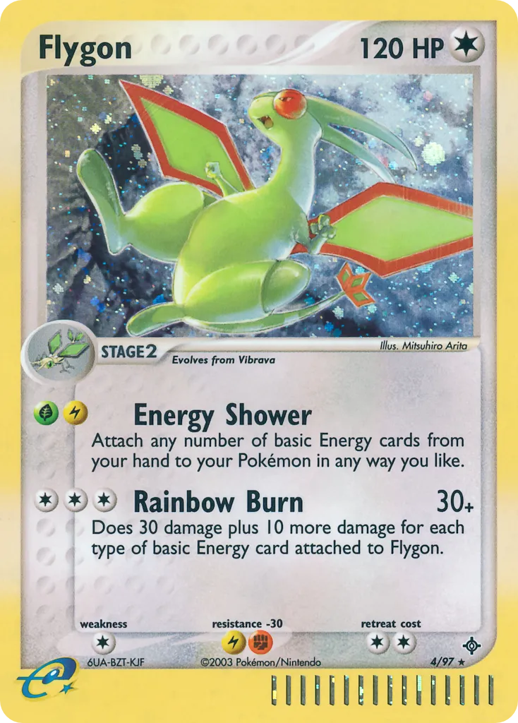 Flygon #4, Dragon Reverse Foil