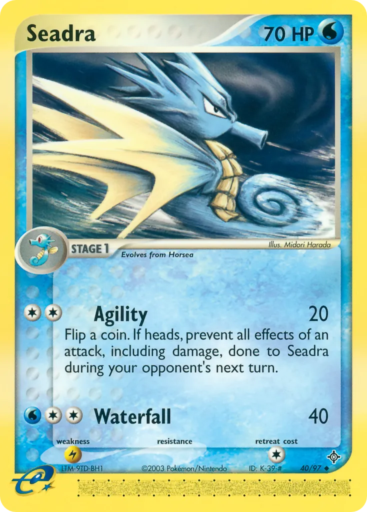 Seadra #40, Dragon Reverse Foil